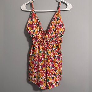 Bright Floral SHEIN Romper